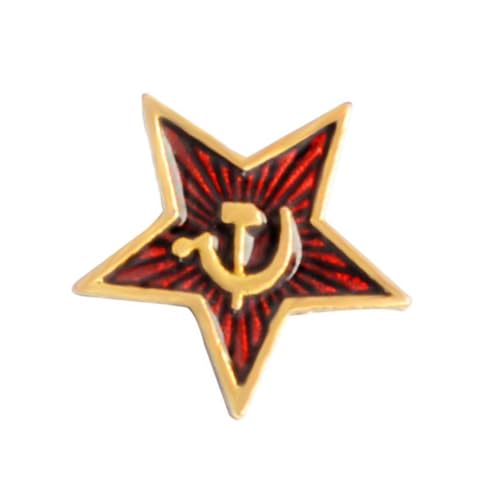 ROMISBABA 4 STÜCKE Teiliges Alloy Broschen Fünf Punkte Stern Design Langlebig Praktisch für Kleidung Tasche Hut Tuch Damen und Herren Mode Accessoire von ROMISBABA