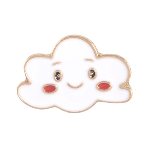 ROMISBABA 4 STÜCKE Teiliges und Regenbogen Broschen aus Hochwertiger Legierung Kreative Niedliche Anstecknadeln für Mädchen und Damen Kleidungsschmuck für Alltag und Besondere Anlässe von ROMISBABA