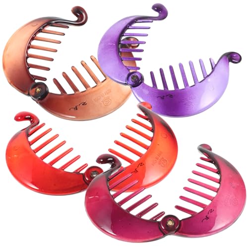 ROMISBABA Haarspangen Für Damen 4 Stück Bananenclip-haarschmuck Zum Stylen Von Dickem Lockigem Haar ROMISBABA Haarspangen Für Damen 4 Stück Bananenclip-haarschmuck Zum Stylen Von Dickem Lockigem Haar von ROMISBABA