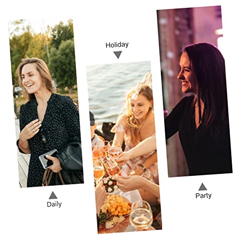 ROMISBABA 4 Stück Bunte Boho Perlenkette Blumenchoker Leicht Glänzend Modischer Schmuck für Teenager Mädchen Strandparty Alltag von ROMISBABA