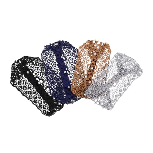 ROMISBABA 4 Stück Hohle Spitzen Haarbänder mit Kunstperlen Bequeme Weiche Damen Haarreifen für Alltag Partys und Anlässe Vielseitige Haarschmuck Accessoires für Frauen und Mädchen ROMISBABA 4 Stück Hohle Spitzen Haarbänder mit Kunstperlen Bequeme Weiche Damen Haarreifen für Alltag Partys und Anlässe Vielseitige Haarschmuck Accessoires für Frauen und Mädchen von ROMISBABA