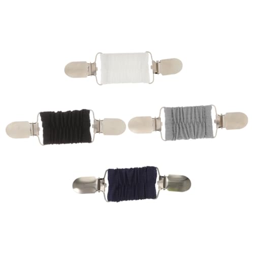 ROMISBABA 4 Stück Teiliges Pullover Clips für Damen Elastische Strickjacken Verschlüsse Vielseitige Schal Clips aus Verhindern Ungewolltes Verrutschen bei Kleid Mantel und Cardigan von ROMISBABA