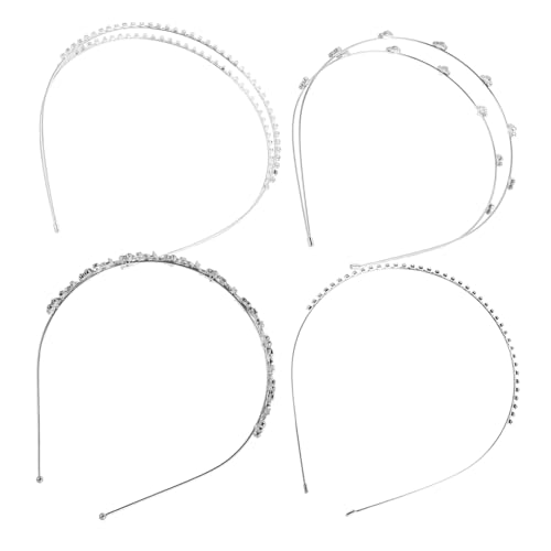 ROMISBABA 4 Stück Teiliges Strass stirnband mit funkelndem Tiara Geprägtem Blumenmotiv und Funkelnden Ziersteinen Eleganter Brautschmuck für Damen und Mädchen Vielseitiges Haaraccessoire ROMISBABA 4 Stück Teiliges Strass stirnband mit funkelndem Tiara Geprägtem Blumenmotiv und Funkelnden Ziersteinen Eleganter Brautschmuck für Damen und Mädchen Vielseitiges Haaraccessoire von ROMISBABA