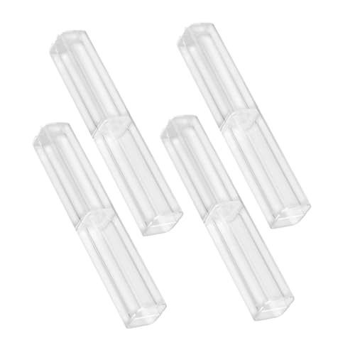 ROMISBABA 4 Stück Transparente Stiftebox Kleine Geschenkbox für Stifte Bleistifte Kugelschreiber Aufbewahrung Leicht Tragbar für Büro Schule und Geschenke ROMISBABA 4 Stück Transparente Stiftebox Kleine Geschenkbox für Stifte Bleistifte Kugelschreiber Aufbewahrung Leicht Tragbar für Büro Schule und Geschenke von ROMISBABA