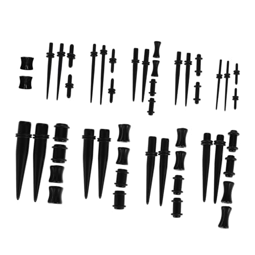 ROMISBABA 48 Stück Teiliges Ohr Stretching Set Herzform Ohrdehner Taper Ohr Schmuck Kit für Damen und Herren Glatte Oberfläche Hautfreundlich Strapazierfähig und Modisch ROMISBABA 48 Stück Teiliges Ohr Stretching Set Herzform Ohrdehner Taper Ohr Schmuck Kit für Damen und Herren Glatte Oberfläche Hautfreundlich Strapazierfähig und Modisch von ROMISBABA