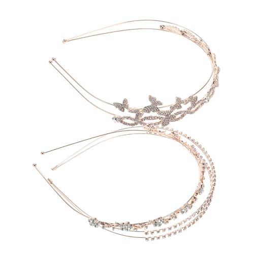 ROMISBABA 4stücke Hochzeit Haarschmuck Damen Haarnadeln Mit Strass Und Perlen Bequemes Haarband Für Brautfrisuren Funkeln Sie Mit Charmanten Accessoires von ROMISBABA