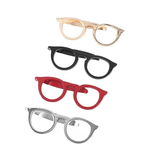 ROMISBABA 4stücke Krawattenklammern Für Herren Krawattennadel Krawattenklammer Aus Poliertem Legierungsmaterial Brillen-krawattenverschlüsse Für Anzug Hochzeit Business von ROMISBABA