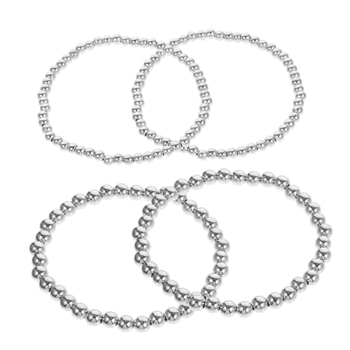 ROMISBABA 4stücke Perlenschmuck Armband Für Damen Und Herren Leicht Und Angenehm Zu Tragen Passt Zu Verschiedenen Anlässen Wie Geburtstagen Und Hochzeiten von ROMISBABA