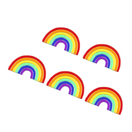 ROMISBABA 5 Stück Regenbogen Brosche Lgbtq Schmuck für Veranstaltungen Anstecknadeln für Kleidung und Accessoires für Partys und Feiern Kreative Gestaltung für Strahlendes Aussehen ROMISBABA 5 Stück Regenbogen Brosche Lgbtq Schmuck für Veranstaltungen Anstecknadeln für Kleidung und Accessoires für Partys und Feiern Kreative Gestaltung für Strahlendes Aussehen von ROMISBABA