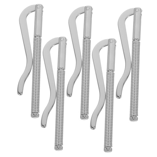 ROMISBABA 5 Stück Teiliges Metall Federmoneyclip für Herren Geldbörse Federbelasteter Clip mit Hoher Spannung Langlebiger Western Style Geldklammer Einfache Werkzeugfreie Installation für von ROMISBABA