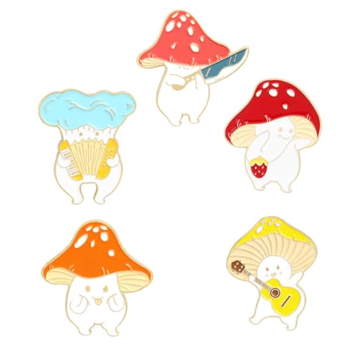 ROMISBABA 5 Stück Teiliges Niedliche Pilz Broschen aus Legierung mit Tropföl Stilvolle und Zarte Anstecknadeln Modisches Accessoire für Kleidung Taschen Geschenkidee Zufälliger Stil ROMISBABA 5 Stück Teiliges Niedliche Pilz Broschen aus Legierung mit Tropföl Stilvolle und Zarte Anstecknadeln Modisches Accessoire für Kleidung Taschen Geschenkidee Zufälliger Stil von ROMISBABA