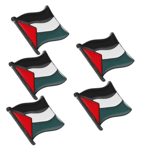 ROMISBABA 5 Stück Teiliges Palästina Pin Broschen Set aus Robustem Metall Leichter Anstecker mit Einzigartigem Design zur Dekoration von Kleidung und Taschen Modisches Accessoire für Alltag ROMISBABA 5 Stück Teiliges Palästina Pin Broschen Set aus Robustem Metall Leichter Anstecker mit Einzigartigem Design zur Dekoration von Kleidung und Taschen Modisches Accessoire für Alltag von ROMISBABA