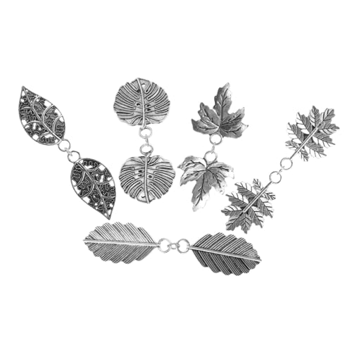 ROMISBABA 5 Stück Vintage Teiliges Pullover Clips aus Metall Strickjacken und Schalclips für Damen Vielseitige Kleidungsspangen für Blusen Kleider Schals Cardigans und Kragen Dekorative von ROMISBABA