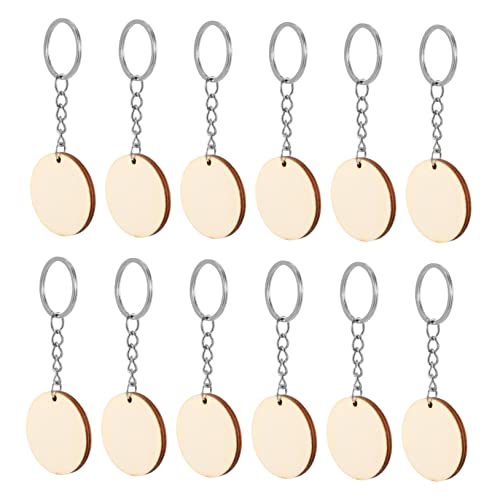 ROMISBABA 50stücke Runde Holz Schlüsselanhänger Für Glatte Oberfläche Zum Bemalen Und Personalisieren Kreative Schlüsselanhänger Für Und Bastelprojekte ROMISBABA 50stücke Runde Holz Schlüsselanhänger Für Glatte Oberfläche Zum Bemalen Und Personalisieren Kreative Schlüsselanhänger Für Und Bastelprojekte von ROMISBABA