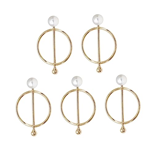 ROMISBABA 5stücke Legierung Zarte Schalverschluss Schalschnalle Kleidung Decor Seidenschal Befestigungsklemme Halter Clamp von ROMISBABA