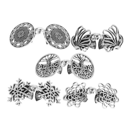 ROMISBABA 5stücke Elegante Blüten-clips Für Damen Leichte Hohl Gearbeitete Verschlüsse Für Cardigans Schals Und Hemdkragen Vielseitiger Modischer Akzent Für Jedes Outfit von ROMISBABA