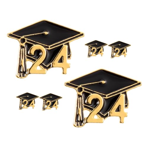ROMISBABA 6 Stück Teiliges Abschlusskappen Broschen Anstecknadeln für Studierende Souvenir Kleidung Anstecker Klassenzimmer Feier Brosche von ROMISBABA