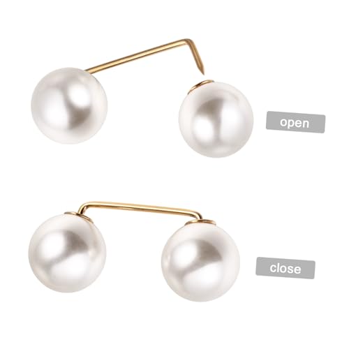 ROMISBABA 6 Stück Teiliges Broschen mit Künstlichen Perlen Robuste Metalllegierung Kleid und Schal Sicherheitsnadeln Dekorative Mode Accessoires für Damen bei Hochzeiten Partys und von ROMISBABA