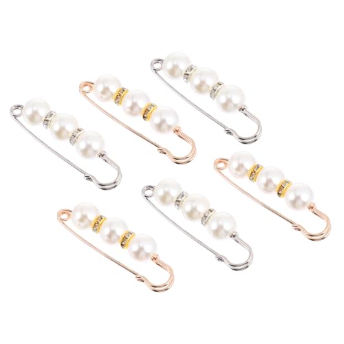 ROMISBABA 6 Stück Teiliges Damen Perlenbroschen Set Dekorative Anstecknadeln aus Legierung Modische Broschennadeln für Kleidung Vielseitig Einsetzbar Sicher und Langlebig als ROMISBABA 6 Stück Teiliges Damen Perlenbroschen Set Dekorative Anstecknadeln aus Legierung Modische Broschennadeln für Kleidung Vielseitig Einsetzbar Sicher und Langlebig als von ROMISBABA