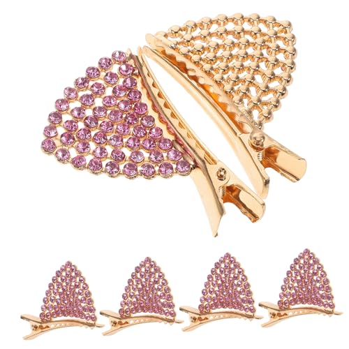 ROMISBABA 6 Stück Teiliges Katzenohren Haarspangen mit Funkelnden Strasssteinen Haarschmuck Clips für Frauen Zarte und Einzigartige Haaraccessoires für Alltag und Besondere Anlässe von ROMISBABA