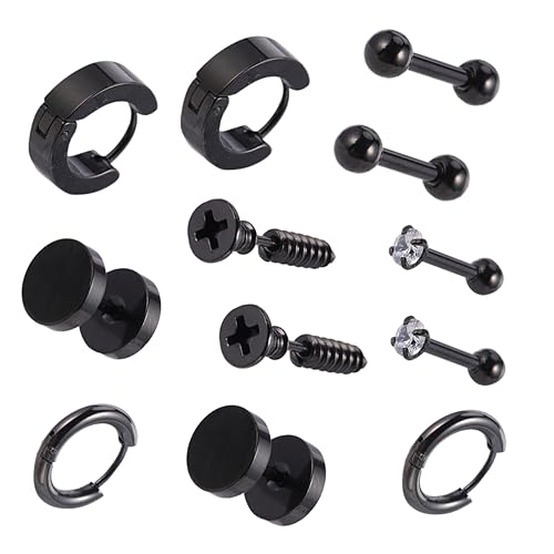 ROMISBABA 6Paare Ohrstecker für Damen und Herren Ohrringe Verschiedenen Designs Hypoallergen Langlebig Perfektes für ROMISBABA 6Paare Ohrstecker für Damen und Herren Ohrringe Verschiedenen Designs Hypoallergen Langlebig Perfektes für von ROMISBABA