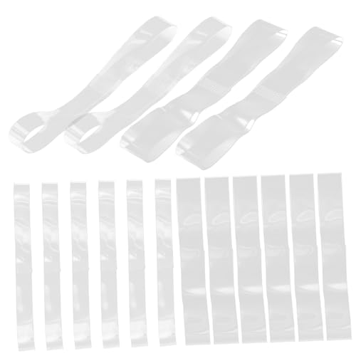 ROMISBABA 8 Paare Transparente Antirutsch Damenschuh Riemen Elastische Fersenbänder für High Heels Komfortable Fersenschutz Verstellbare Knöchelriemen für Damen Pumps Festliche Schuhe von ROMISBABA