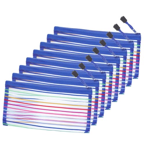 ROMISBABA 8 Stück Praktisches Federmäppchen mit Großer Kapazität Leichtes und Kompaktes Stifteetui für Schule und Büro Zuverlässiges Material Vielseitige Aufbewahrungstasche für Stifte und von ROMISBABA