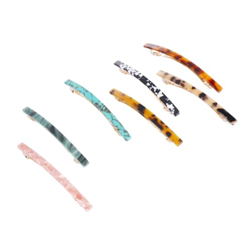 ROMISBABA 8 Stück Teiliges Acetat Haarspangen Damen Leicht und Elegant Stabile Haarklammern für Ponytail und Seitenstyling Vielseitig Einsetzbar für Alltag Reisen Feiern Geeignet für von ROMISBABA