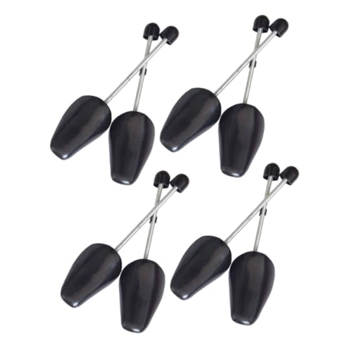 ROMISBABA 8 Stück Verstellbarer Kunststoff-schuhspanner mit Automatischem Mechanismus für Herren und Damen Schuhformer für Sneaker Stiefel und Lederschuhe Geeignet für Füße Schwarz von ROMISBABA