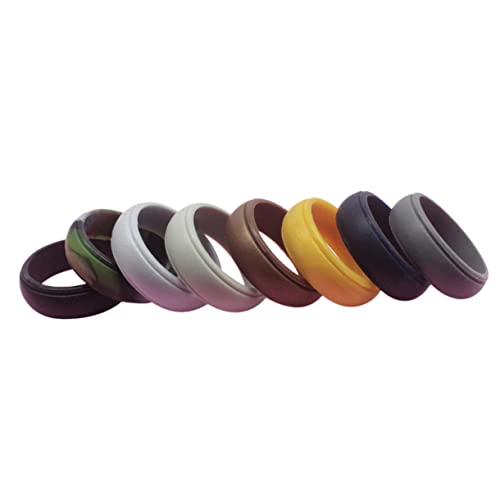 ROMISBABA 8Stücke Silikonringe für Herren Teiliges Wasserdichtes Fingerschmuck für Outdoor Aktivitäten Ergonomisches Design für Sport Schwimmen ROMISBABA 8Stücke Silikonringe für Herren Teiliges Wasserdichtes Fingerschmuck für Outdoor Aktivitäten Ergonomisches Design für Sport Schwimmen von ROMISBABA