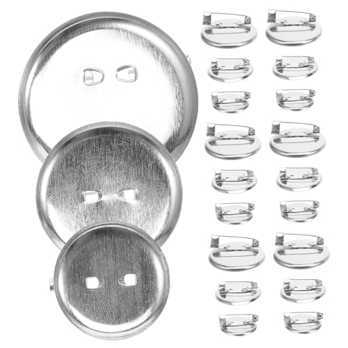 ROMISBABA 90stücke Broschenherstellungsbasen Flache Schalen Für Diy Broschen Basteln Material Zum Selbermachen von ROMISBABA