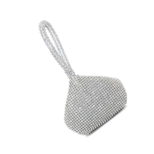ROMISBABA Abendclutch Damen Silberne Schultertasche mit Funkelnden Strasssteinen Handtasche für Hochzeit Party Ball Prom Kompakte Clutch für Besondere Anlässe ROMISBABA Abendclutch Damen Silberne Schultertasche mit Funkelnden Strasssteinen Handtasche für Hochzeit Party Ball Prom Kompakte Clutch für Besondere Anlässe von ROMISBABA