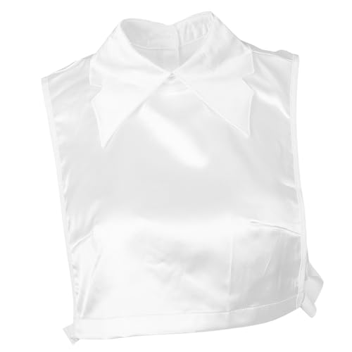 ROMISBABA Abnehmbare Damen Bluse Kragen Weiß Falscher Spitzenkragen Weicher Komfortabler Stehkragen Vielseitiges Accessoire für Stilvolle und Freizeit Outfits Modischer Blusenkragen für von ROMISBABA