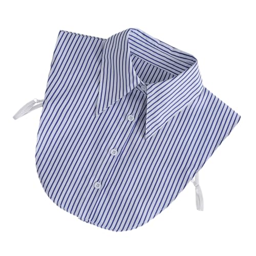 ROMISBABA Abnehmbarer Fake Kragen Damen Baumwolle Atmungsaktiv Modisch Vielseitig Falscher Krageneinsatz Blusenkragen Oberteil Dekoration Für Herbst Winter von ROMISBABA