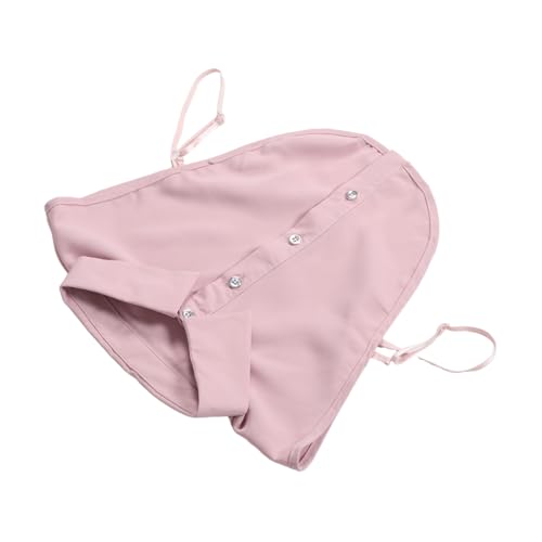 ROMISBABA Abnehmbarer Falscher Kragen: Gefälschte Halbhemden, Runder Falscher Blusenkragen, Hemdaufsatz Für Damen Und Mädchen, Wintermäntel, Outfits von ROMISBABA
