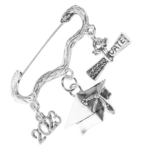 ROMISBABA Abschlussbrosche Langlebiger Sichere Anstecknadel Doktorhut Anhänger Vielseitiges Schmuckstück für Kleidung Taschen und Hüte Bedeutungsvolles für Absolventen von ROMISBABA