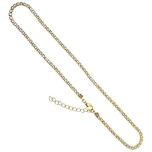 ROMISBABA Alloy Choker Kette Damen Elegant Leicht Schmuck Glänzend Modisch für Alltag und Party von ROMISBABA