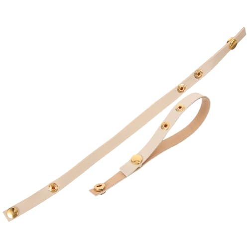 ROMISBABA Anti rutsch Schuhriemen für High Heels Verstellbare Abnehmbare Fersenriemen für Damen Pumps Bequeme Knöchelriemen Stabilisierende Schuhbänder Mattes Cremeweiß von ROMISBABA