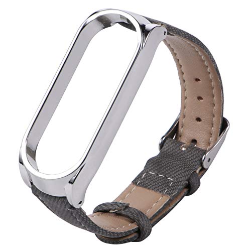 ROMISBABA Armband Smarte Uhren Bildschirm Uhr Stoßfeste Abdeckung Smartwatch Stilvolle Uhrenzubehör Silver Strukturierter Denim-gürtel ROMISBABA Armband Smarte Uhren Bildschirm Uhr Stoßfeste Abdeckung Smartwatch Stilvolle Uhrenzubehör Silver Strukturierter Denim-gürtel von ROMISBABA