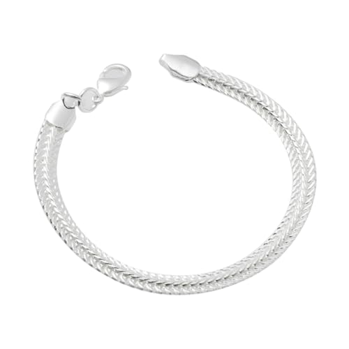 ROMISBABA Armreif aus Schlangenknochen armschlinge flache Armbänder versilberter Schmuck versilberte Armbänder Silver ROMISBABA Armreif aus Schlangenknochen armschlinge flache Armbänder versilberter Schmuck versilberte Armbänder Silver von ROMISBABA