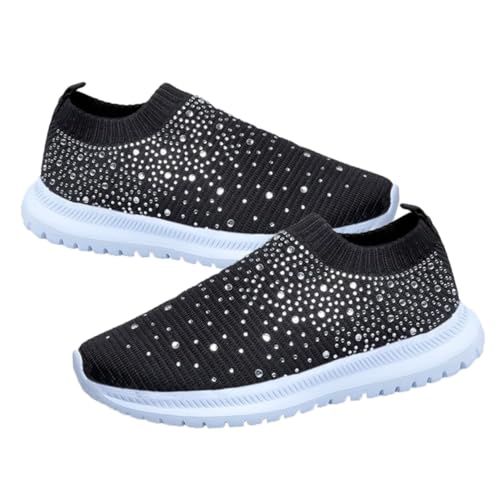 ROMISBABA Atmungsaktive Damen Sportschuhe mit Niedrigem Absatz Leichte Langlebige Sommerschuhe rutschfeste Netzgewebe Freizeitschuhe für Frühling und Sommer und Strapazierfähig von ROMISBABA