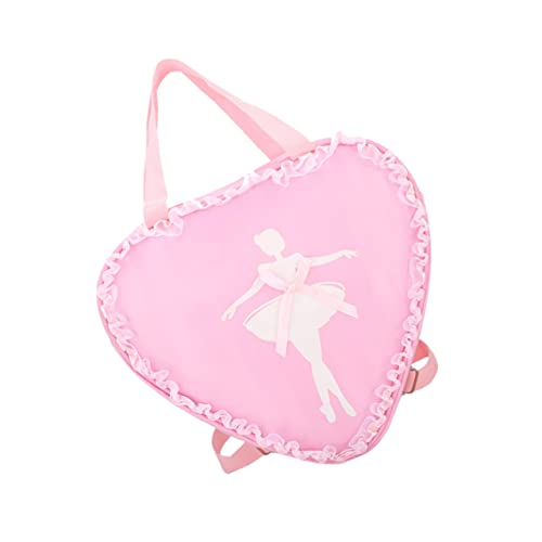 ROMISBABA Ballett Rucksack Für Mädchen Tanzbeutel Mit Ballerina-Muster Leichter Schulrucksack Für Junge Mädchen Geeignet Für Reisen Und Alltag von ROMISBABA