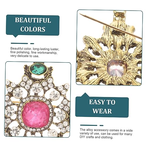 ROMISBABA Barockstil Vintage Brosche Kreuz Anstecknadel für Kleidung Damen Party Hochzeit Schmuck Dekorative Broschen Pins von ROMISBABA