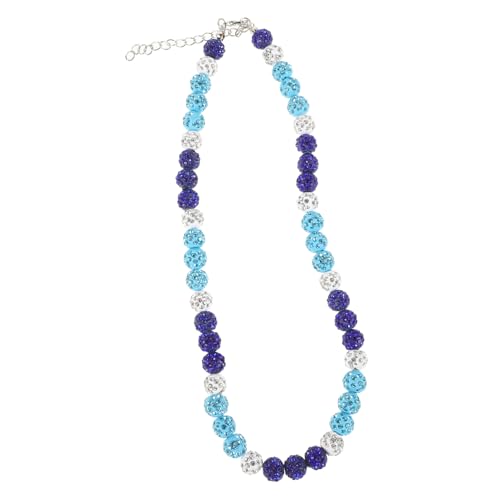 ROMISBABA Strass-baseball-halskette Herrenschmuck Mit Perlen Bling-tropfen-kette Aus Verstellbar Für Männer Und Frauen Modisches Accessoire Für Jeden Anlass von ROMISBABA