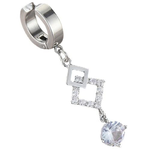 ROMISBABA Bauchnabelring Clip mit Gefälschter Nabelpiercing Schmuck für Frauen Elegantes Dangle Design für Strandpartys Bikinis nicht Piercend ROMISBABA Bauchnabelring Clip mit Gefälschter Nabelpiercing Schmuck für Frauen Elegantes Dangle Design für Strandpartys Bikinis nicht Piercend von ROMISBABA