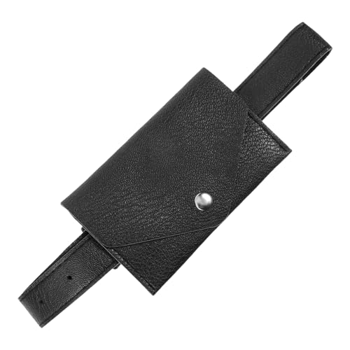 ROMISBABA Bauchtasche Mädchen Klein Leichte Hüfttasche Verstellbar Modisch Vielseitig Alltagstasche für Schule Reisen Sport Schwarz von ROMISBABA