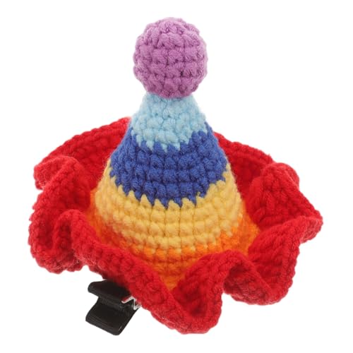 ROMISBABA Bezaubernde Haarspange in Hutform aus gehäkelter Wolle für Damen Haar-Accessoires für Mädchen Haarspangen Regenbogenhut Haarnadel ROMISBABA Bezaubernde Haarspange in Hutform aus gehäkelter Wolle für Damen Haar-Accessoires für Mädchen Haarspangen Regenbogenhut Haarnadel von ROMISBABA
