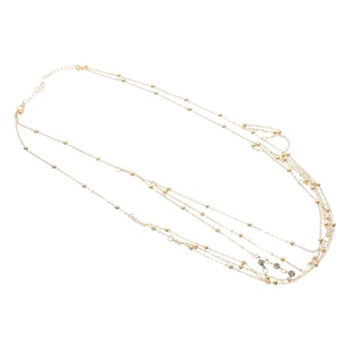 ROMISBABA Body Chain Damen Brustkette Bikini Körperschmuck Leichtes Sommer Strand Accessoire Goldfarben ROMISBABA Body Chain Damen Brustkette Bikini Körperschmuck Leichtes Sommer Strand Accessoire Goldfarben von ROMISBABA