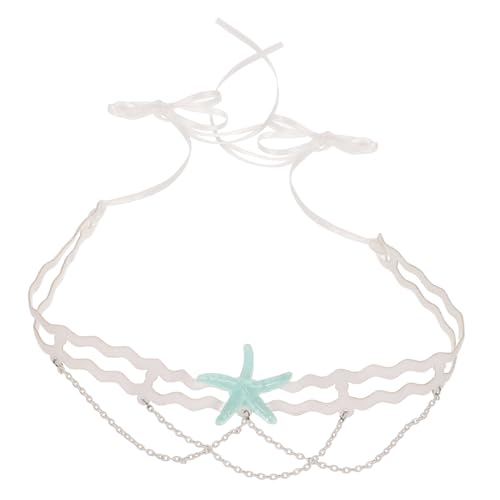 ROMISBABA Bohemian Sea Star Choker Halskette Damen Sommer Strand Schmuck Meerjungfrau Kostüm Urlaub Accessoire von ROMISBABA