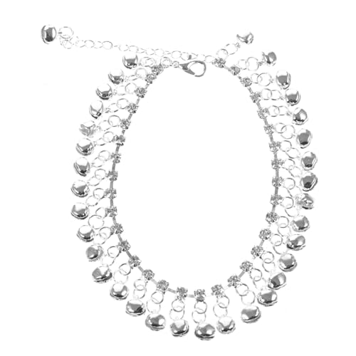 ROMISBABA Boho Fußkettchen Damen Glocken Tassel Anhänger Verstellbar Langlebig Leger Strand Schmuck für Frauen Mädchen von ROMISBABA